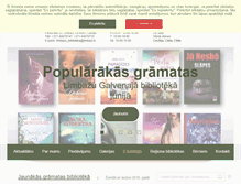 Tablet Screenshot of limbazubiblioteka.lv